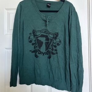 Disney Pixar Brave Green Long Sleeve Sweater